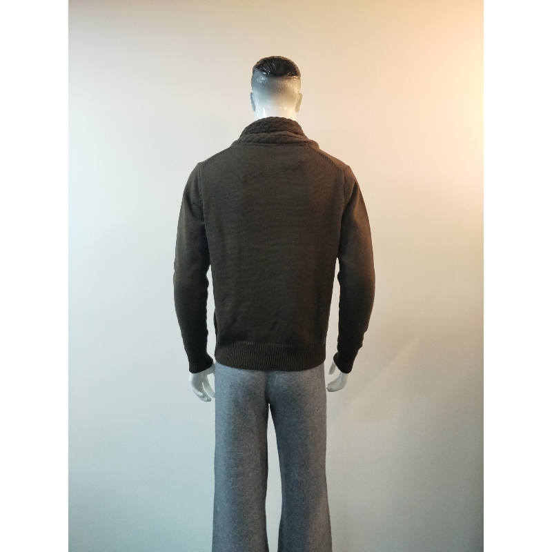 SWETER BRĄZOWY RLMS0062F