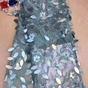 Tanie tkaniny z cekinami i koralikami do ubrań ślubnych w Azji