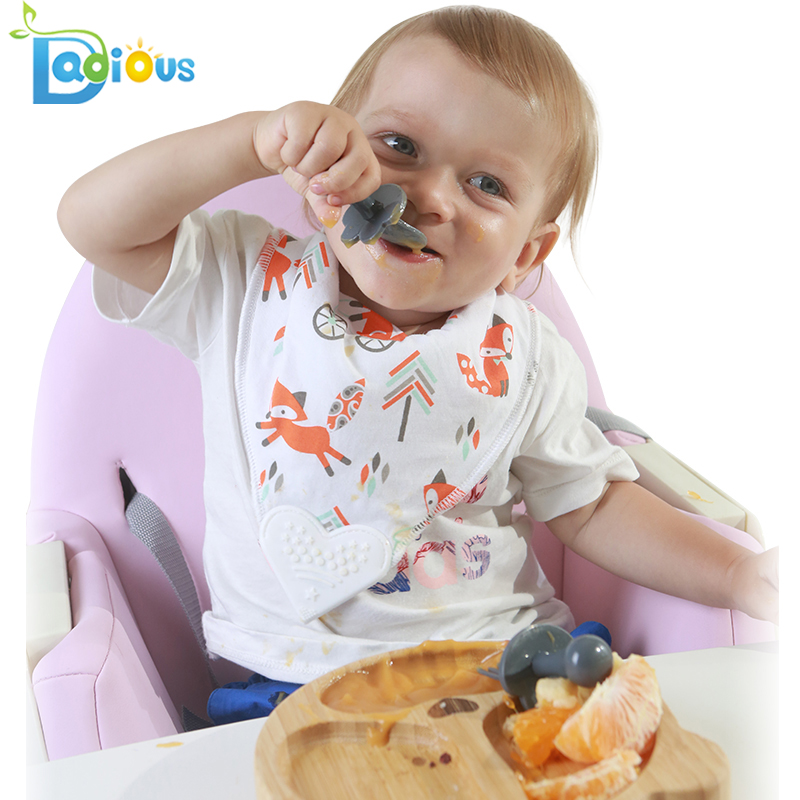 Best Seller First Self Feeding Naczynia dla niemowląt Short Toddler Spoon Food Grade PP Spoon and Forks for Baby Training