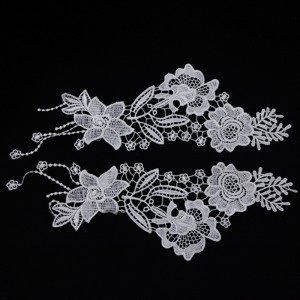 1 # Dekolt koronki, jedwabnej koronki mleka, koronki poliestrowej / nylonowej, koronki bawełnianej,