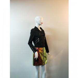 KURTKA SUEDETTE BLACK LADIES RLWSJ0003N