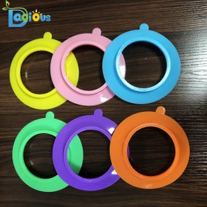 Food Grade Silicone Sucker BPA Free Silikonowe ssanie do płyty Bamboo Non-slip Bamboo Bowl z Stay Ring Suction Ring