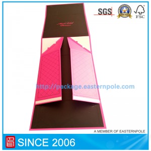 Luksusowe sztywne składane pudełko z niestandardowym wzorem