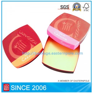 Luksusowa sztywna bombonierka z kartonową wkładką