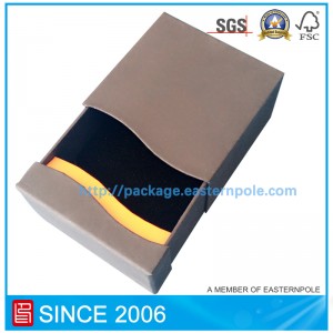 Ręcznie robione pudełko na kosmetyki papierowe z wkładką kartonową