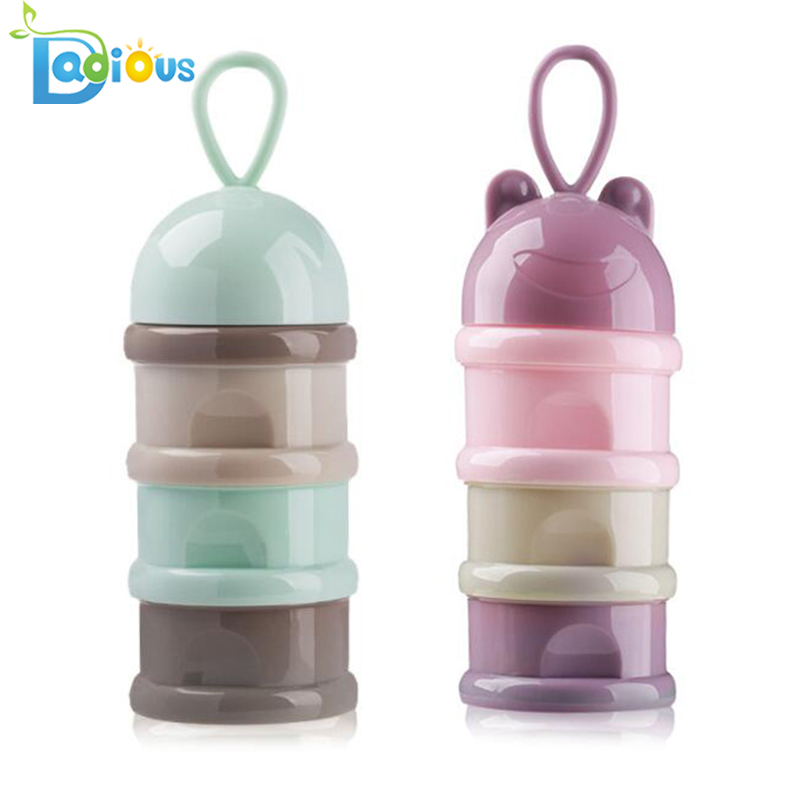 3 warstwy Baby Milk Powder Container Karmienie dziecka Travel Milk Powder Storage Container with Handle