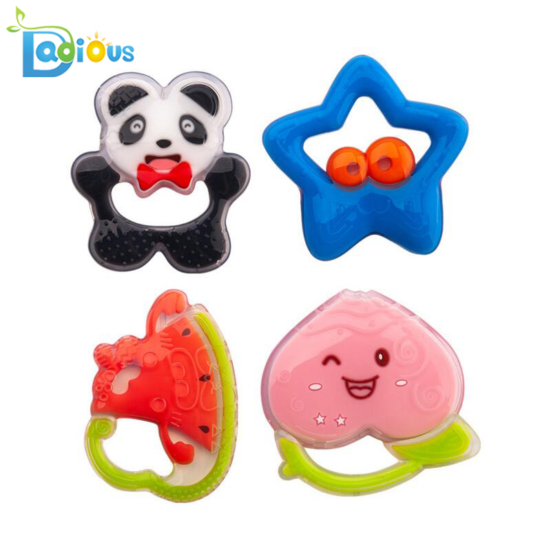 Baby Teething Toys FDA Zatwierdzone miękkie silikonowe gryzaki dla niemowląt