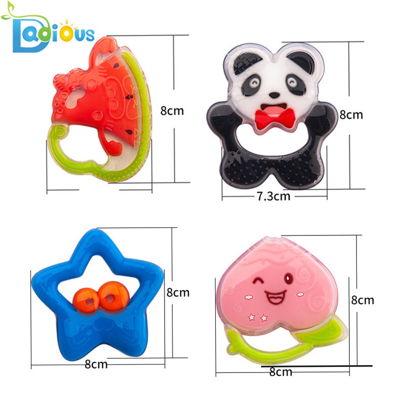 Baby Teething Toys FDA Zatwierdzone miękkie silikonowe gryzaki dla niemowląt