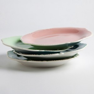 Elegancki wygląd 100% talerzy melaminowe, restauracja z porcelaną, płyta drukowana