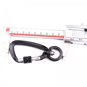 Odkryty hak wspinaczka camping zamek główny karabinek wielofunkcyjny hak alpinizm klamra klamra odkryty szybkie złapanie szybki spadek bezpieczeństwa blokady do prowadzenia zwierząt przez liny z hakiem lotnictwa stopu aluminium