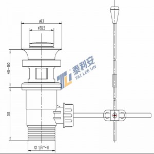 ABS zatrzaskowy zatyczka uszczelniająca umywalkę