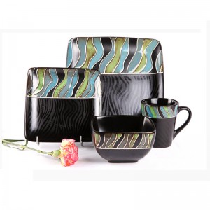 Tanie Ceramiczne Porcelanowe Tradycyjne Etiopskie Zestawy Obiadowe