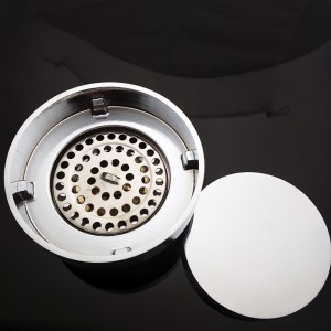 Ukryty odpływ prysznicowy z mosiężnej okrągłej łazienki