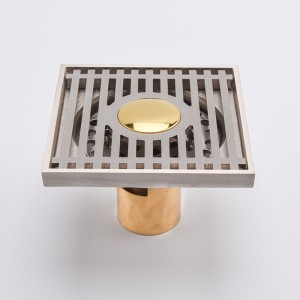 4-calowy antyczny odpływ podłogowy z karaluchami