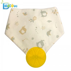 Baby \u0026 Toddler Ząbkowanie Bandana Bib Śliniaczki Śliniaki Bandana Śliniaki z Gryzakiem