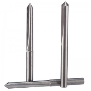 Prosto 45 Stopni V Rowek Narzędzie Do Grawerowania Frezy Z Węglika CNC 1/8 Inch Shank 0.1mm Końcówki 5 SZTUK \\ t