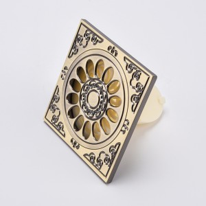 Ozdobny filtr prysznicowy z mosiężnej podłogi pcv