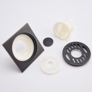 Czarny wzór pralka sitko antyczne korek spustowy