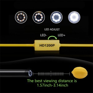 Bezprzewodowy endoskop 2.0 megapiksela HD WiFi Kamera boroskopowa Mikro interfejs Wodoodporny wąż inspekcyjny Camerafor Android, iOS i Windows, iPhone, Samsung, Tablet, Mac