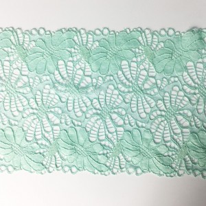 Elastyczna, nylonowa elastyczna szeroka koronka o szerokości 18 cm do bielizny lub odzieży