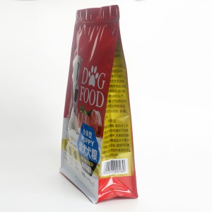 2,5 kg worek na karmę dla psa Resealable Zipper Flat Bottom worek na suchą karmę dla zwierząt