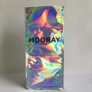 Niestandardowe logo OEM Laser Laser Flat Bottom Stand Stand Bag