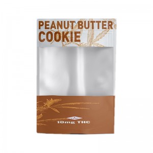 Indywidualne stojące etui na ciasteczka torby spożywcze z przezroczystym zamkiem błyskawicznym