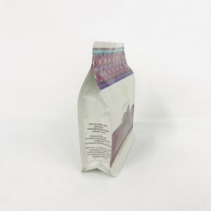 gorąca sprzedaż 8 boczne uszczelnienie niestandardowe logo nadrukowane torby do pakowania czekolady spożywczej