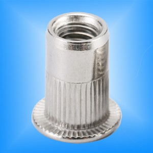 Korpus radełkowany z płaską głową