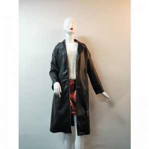 CZARNA KURTKA PUCHOWA DAMSKA RLWPJ0021N