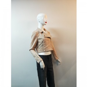 RÓŻOWA KURTKA BIKEROWA RLWSJ0006N