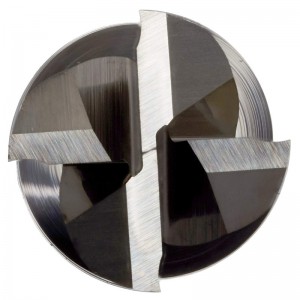 Bardzo długi frez z węglika spiekanego, 4 ostrza, chwyt 1/4 \