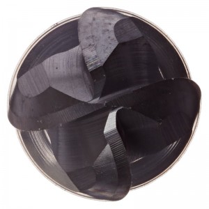 Frez kulkowy z węglika spiekanego, powlekany, 4 ostrza, chwyt 1/4 \