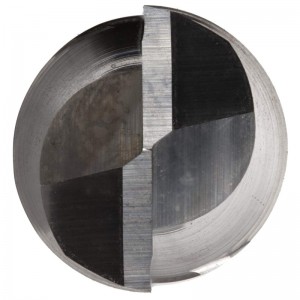 Frez z węglików spiekanych, cal, wykończenie TiCN, szlif wykończeniowy, spirala 45 stopni, 2 rowki, długość całkowita 1,5 \