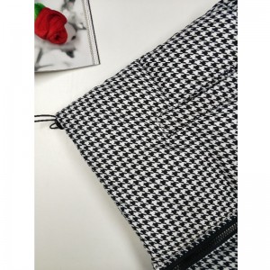 MĘSKA KURTKA PUCHEROWA BIAŁO-CZARNA KONTRAST RLMPC0021N