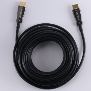 Funkcja ARC Fibre HDMI CABLE (Optical Fibre Transmission), Optoelectronic Hybrid; Metalowa obudowa, 4K