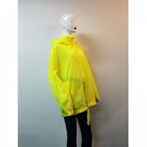ŻÓŁTA KURTKA WIATROWA DAMSKA RLWWJ0003