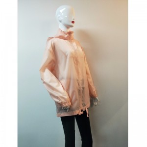 RÓŻOWY WINDBREAKER DAMSKI RLWWJ0004