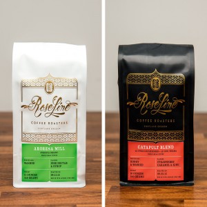 Specjalnie zadrukowana płaska torba na kawę z odpowietrzającą torebką z folii aluminiowej do pakowania kawy
