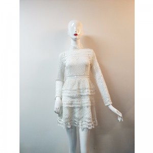 BIAŁA SUKIENKA DAMSKA JLWD0040