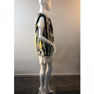 KOLOROWA PASEK PŁASZCZ KOLOROWY PASEK RLWF0011