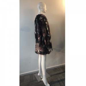 FUTRO Z PŁASZCZEM DAMSKIM RLWF0024