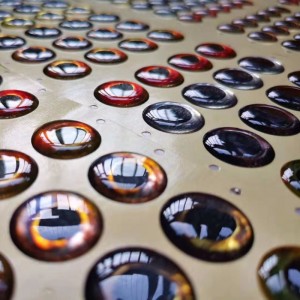 Oko przynęty, rybie oko z kopułą epoksydową