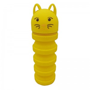 Silikonowa torba na długopis Niestandardowy zamek Zabawny piórnik