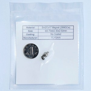 Mikro-precyzyjny mały magnes smco