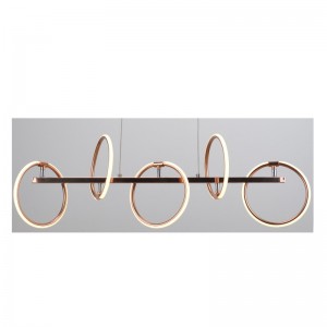 Lampa wisząca z okrągłym paskiem LED i funkcją regulacji