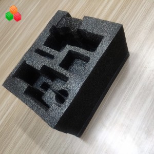 wysokiej jakości, dostosowana do formy, wycinana paczka epe wewnętrzna pianka odporna na wstrząsy kolorowa wkładka z pianki epe do pakowania butelek wina