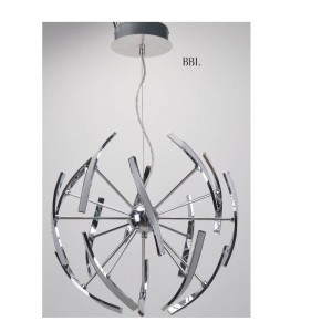 Lampa wisząca LED z paskiem aluminiowym