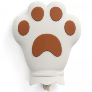 Silikonowa torba na ciepłą wodę mini aksamitna ciepła wełniana torebka przeciwwybuchowa