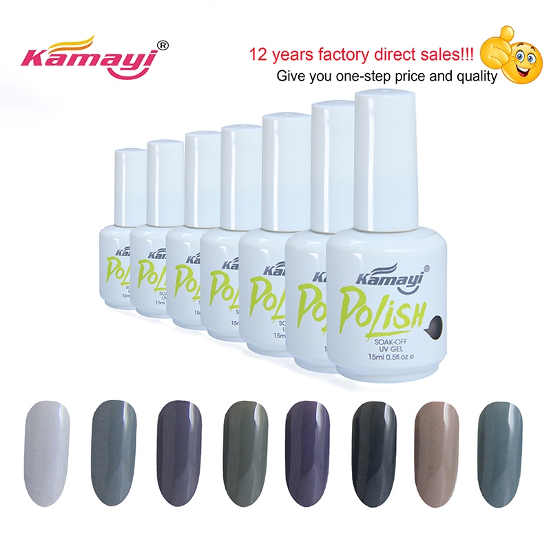 Kamayi Custom Private Label Nail Salon 60 kolorów akrylowy żel do paznokci Soak Off Semi Permanent UV żel do sprzedaży hurtowej